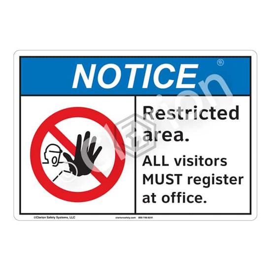 F1119-BJSW3 - Clarion Safety Systems - Signs, Nameplates, Posters