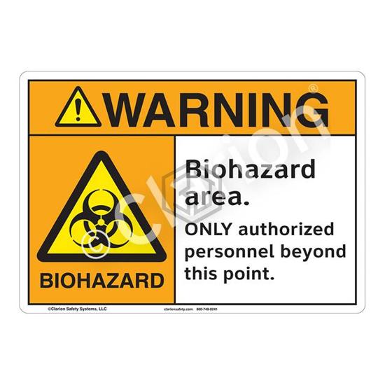 F1180-S2SW2 - Clarion Safety Systems - Signs, Nameplates, Posters