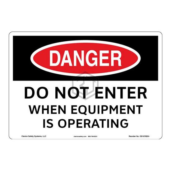 OS1076DH-BESW3 - Clarion Safety Systems - Signs, Nameplates, Posters