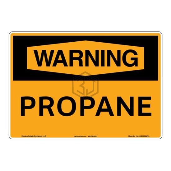 OS1153WH-BESW2 - Clarion Safety Systems - Signs, Nameplates, Posters