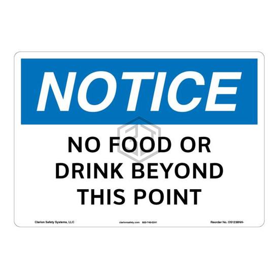 OS1238NH-BESW3 - Clarion Safety Systems - Signs, Nameplates, Posters