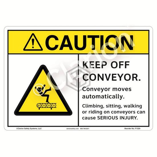 F1329-Z1SW1 - Clarion Safety Systems - Signs, Nameplates, Posters