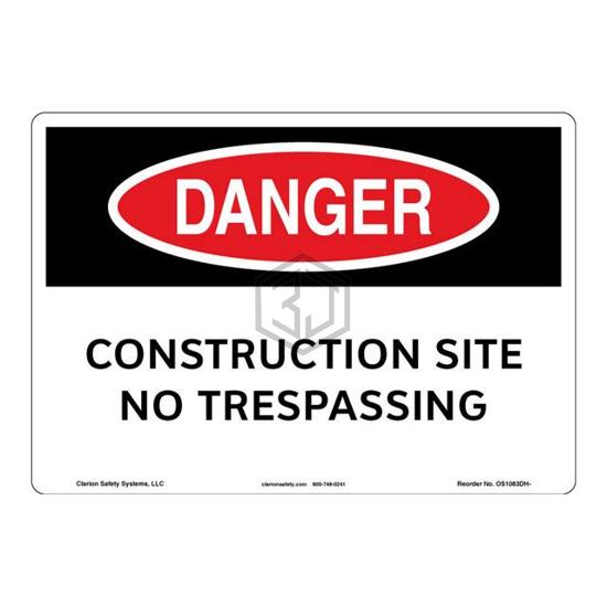 OS1083DH-ZASW3 - Clarion Safety Systems - Signs, Nameplates, Posters