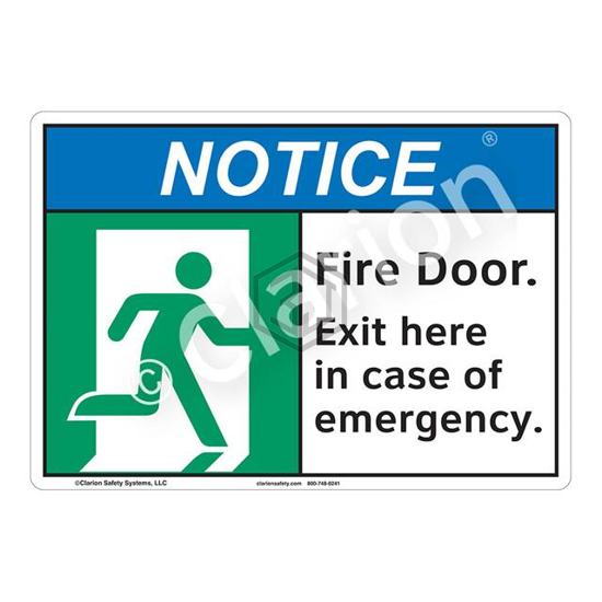 F1101-BJSW2 - Clarion Safety Systems - Signs, Nameplates, Posters