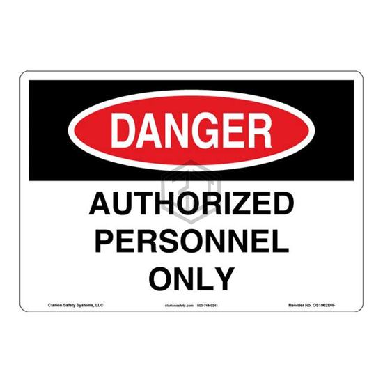 OS1062DH-BJSW2 - Clarion Safety Systems - Signs, Nameplates, Posters