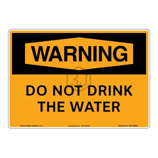 OS1163WH-S2SW2 - Clarion Safety Systems - Signs, Nameplates, Posters