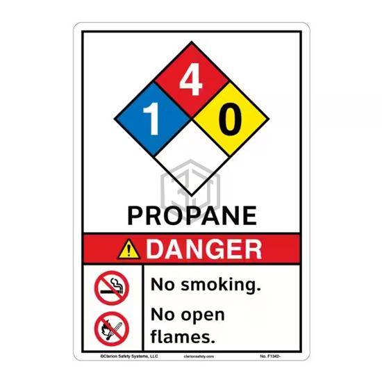 F1342-BJSW3 - Clarion Safety Systems - Signs, Nameplates, Posters