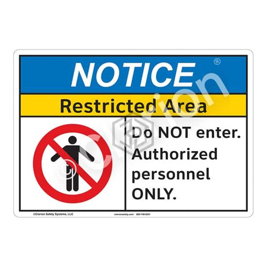 F1114-ZASW3 - Clarion Safety Systems - Signs, Nameplates, Posters