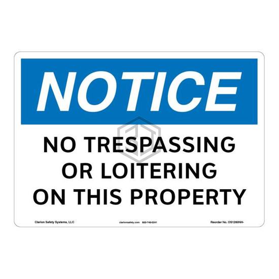 OS1260NH-S4SW2 - Clarion Safety Systems - Signs, Nameplates, Posters