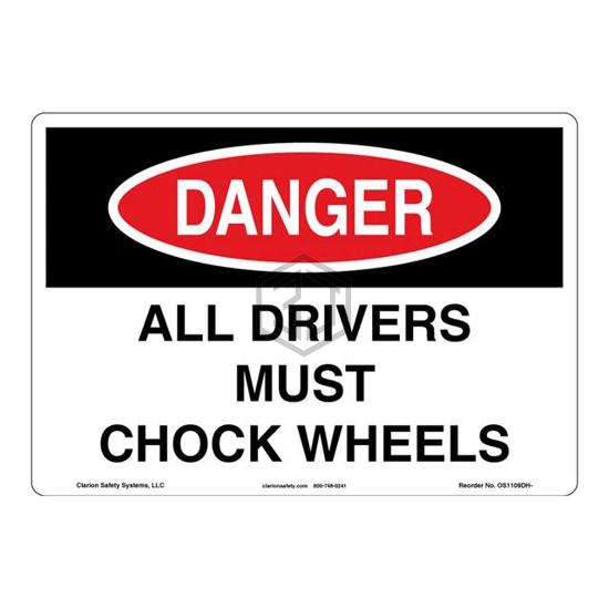 OS1109DH-S2SW2 - Clarion Safety Systems - Signs, Nameplates, Posters
