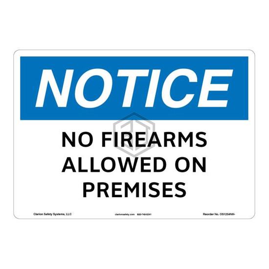 OS1254NH-S4SW3 - Clarion Safety Systems - Signs, Nameplates, Posters