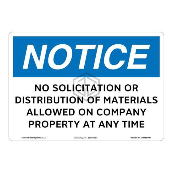OS1267NH-S4SW2 - Clarion Safety Systems - Signs, Nameplates, Posters