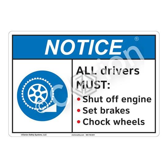 F1133-BESW1 - Clarion Safety Systems - Signs, Nameplates, Posters