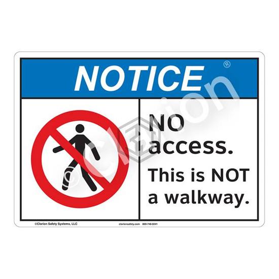 F1115-S2SW2 - Clarion Safety Systems - Signs, Nameplates, Posters