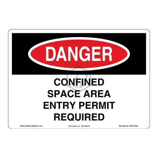 OS1071DH-BJSW2 - Clarion Safety Systems - Signs, Nameplates, Posters