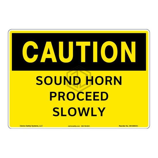 OS1200CH-BESW3 - Clarion Safety Systems - Signs, Nameplates, Posters