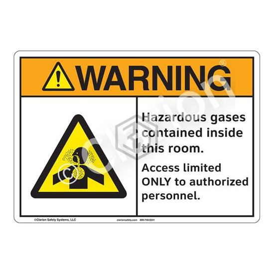 F1244-ZASW1 - Clarion Safety Systems - Signs, Nameplates, Posters