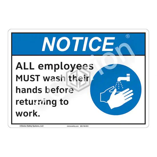 F1127-BJSW2 - Clarion Safety Systems - Signs, Nameplates, Posters