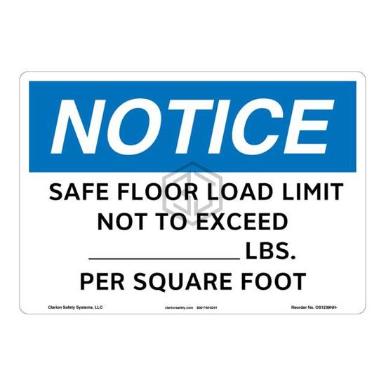 OS1239NH-S4SW2 - Clarion Safety Systems - Signs, Nameplates, Posters