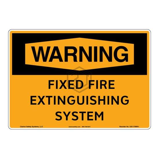 OS1178WH-BJSW2 - Clarion Safety Systems - Signs, Nameplates, Posters