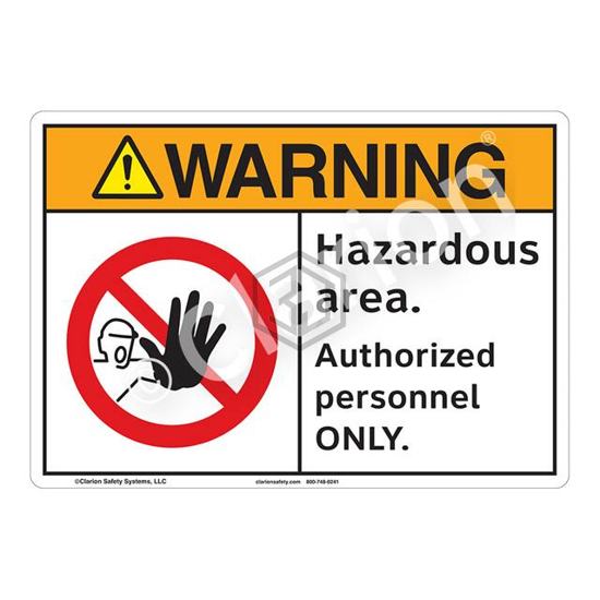 F1118-ZASW1 - Clarion Safety Systems - Signs, Nameplates, Posters