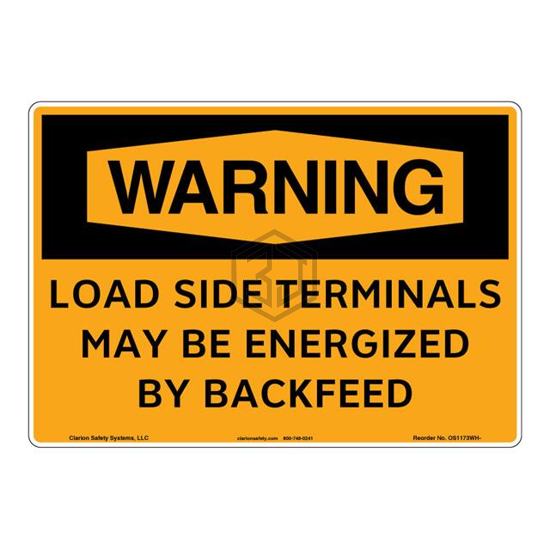 OS1173WH-S2SW3 - Clarion Safety Systems - Signs, Nameplates, Posters