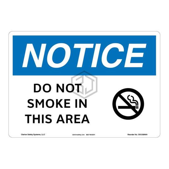 OS1258NH-BESW2 - Clarion Safety Systems - Signs, Nameplates, Posters