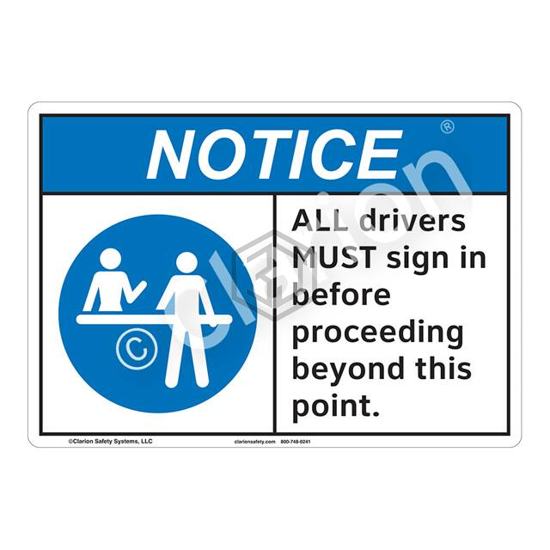F1136-S2SW3 - Clarion Safety Systems - Signs, Nameplates, Posters