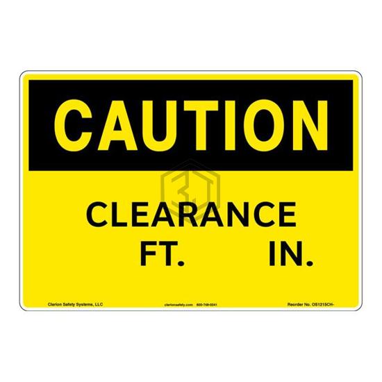 OS1215CH-BJSW1 - Clarion Safety Systems - Signs, Nameplates, Posters