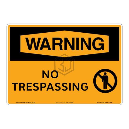 OS1167WH-Z1SW1 - Clarion Safety Systems - Signs, Nameplates, Posters