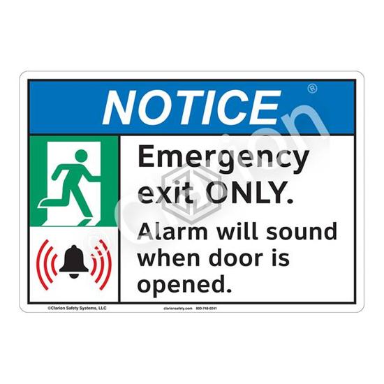 F1100-BESW3 - Clarion Safety Systems - Signs, Nameplates, Posters
