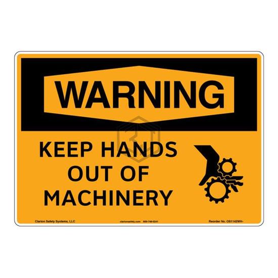 OS1142WH-BJSW3 - Clarion Safety Systems - Signs, Nameplates, Posters