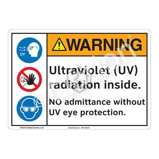 F1185-BJSW1 - Clarion Safety Systems - Signs, Nameplates, Posters