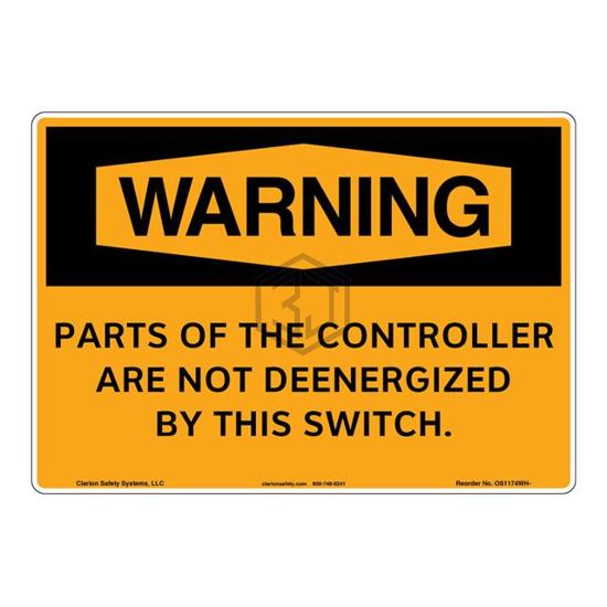 OS1174WH-S2SW2 - Clarion Safety Systems - Signs, Nameplates, Posters
