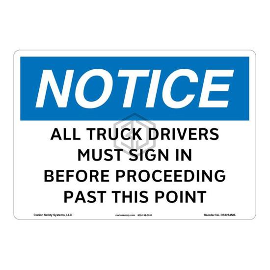 OS1264NH-S2SW2 - Clarion Safety Systems - Signs, Nameplates, Posters