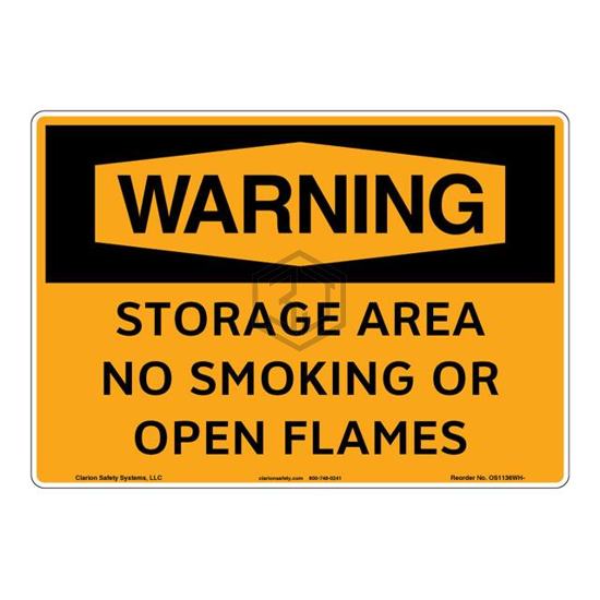 OS1136WH-S2SW2 - Clarion Safety Systems - Signs, Nameplates, Posters
