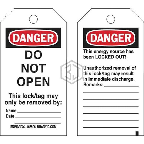 65506 - Brady Corporation - Tags