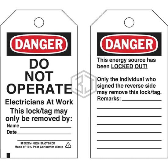 65444 - Brady Corporation - Tags