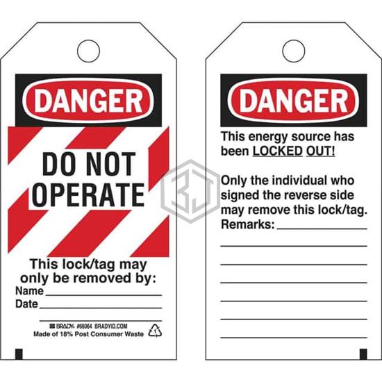 65525 - Brady Corporation - Tags