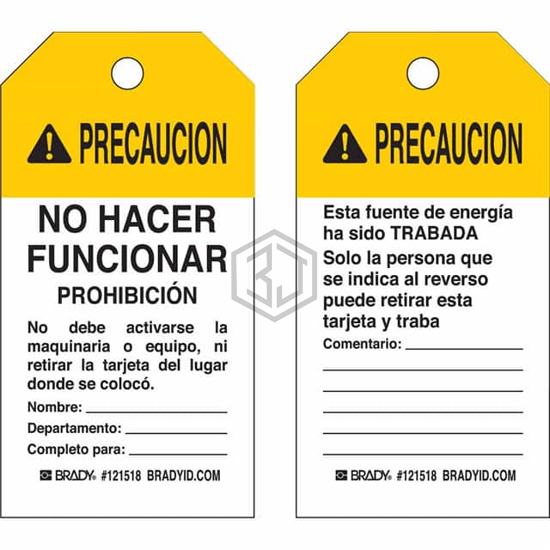 121518 - Brady Corporation - Tags