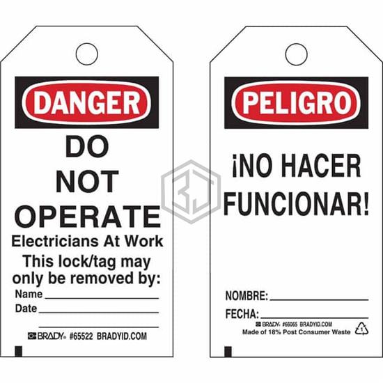 133550 - Brady Corporation - Tags