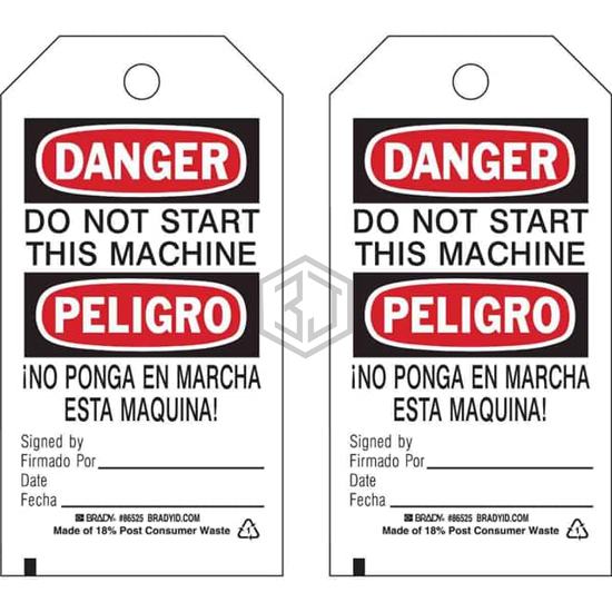 86525 - Brady Corporation - Tags