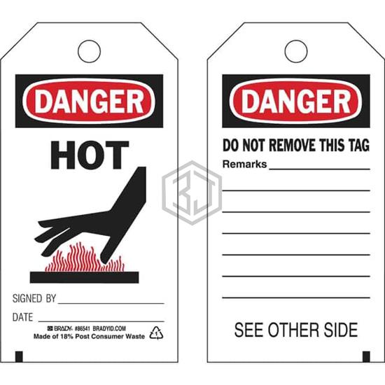 86422 - Brady Corporation - Tags