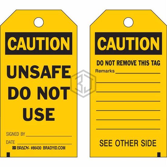 86659 - Brady Corporation - Tags