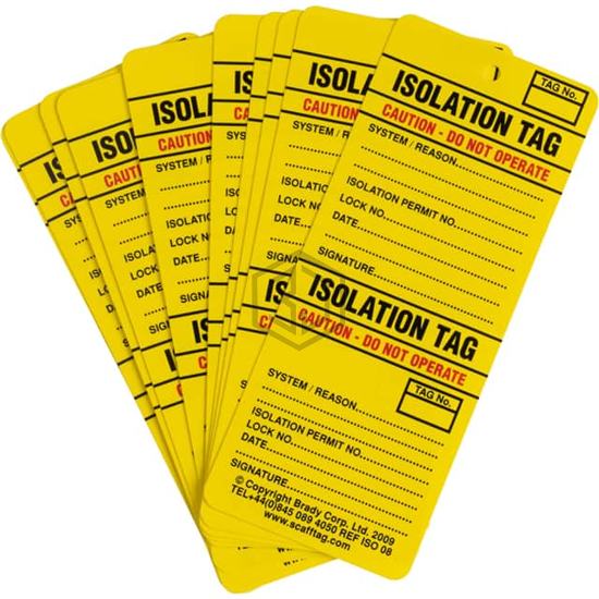 833762 - Brady Corporation - Tags