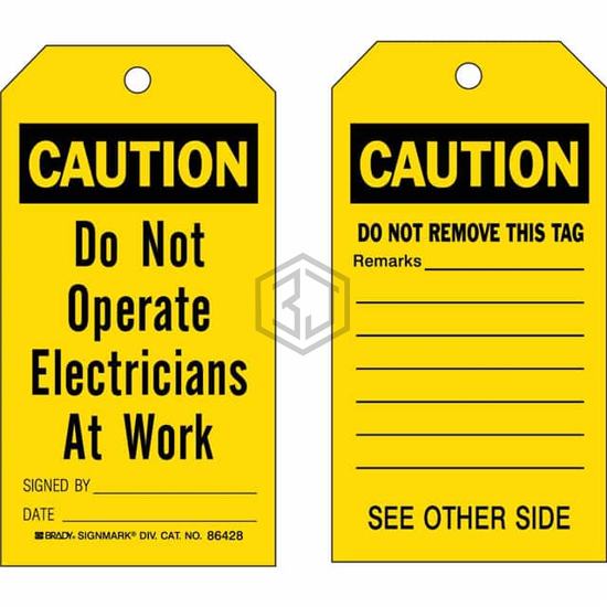 86428 - Brady Corporation - Tags