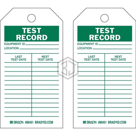 86451 - Brady Corporation - Tags