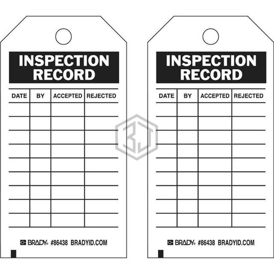 86438 - Brady Corporation - Tags