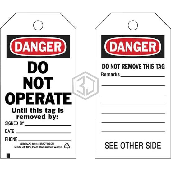 86519 - Brady Corporation - Tags