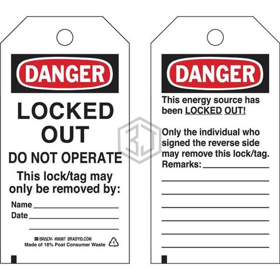66067 - Brady Corporation - Tags